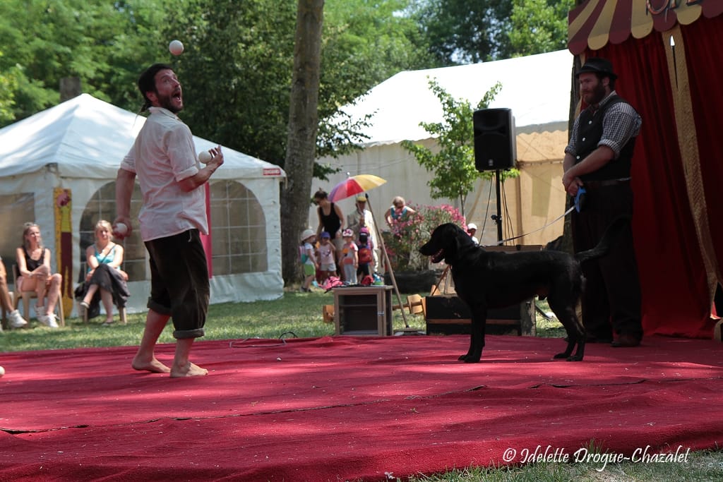 Quinzième festival "l'enfance de l'art" à Saint-Péray à la Cacharde organisé par la compagnie Zinzoline, spectacle les specimens