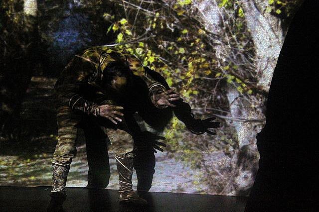 Spectacle autour de la grotte Chauvet proposé par la compagnie Zinzoline de Saint-Péray (07) - Ardèche