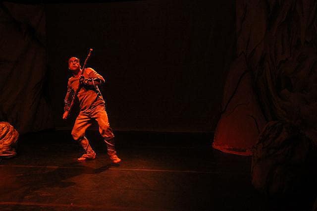 Spectacle autour de la grotte Chauvet proposé par la compagnie Zinzoline de Saint-Péray (07) - Ardèche