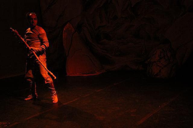 Spectacle autour de la grotte Chauvet proposé par la compagnie Zinzoline de Saint-Péray (07) - Ardèche