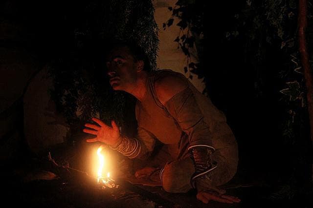 Spectacle autour de la grotte Chauvet proposé par la compagnie Zinzoline de Saint-Péray (07) - Ardèche