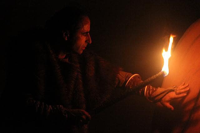 Spectacle autour de la grotte Chauvet proposé par la compagnie Zinzoline de Saint-Péray (07) - Ardèche