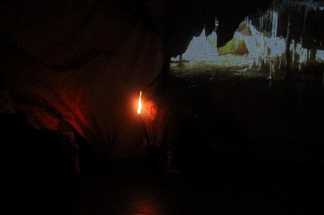 Spectacle autour de la grotte Chauvet proposé par la compagnie Zinzoline de Saint-Péray (07) - Ardèche