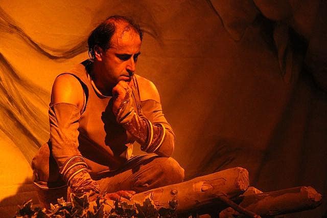 Spectacle autour de la grotte Chauvet proposé par la compagnie Zinzoline de Saint-Péray (07) - Ardèche