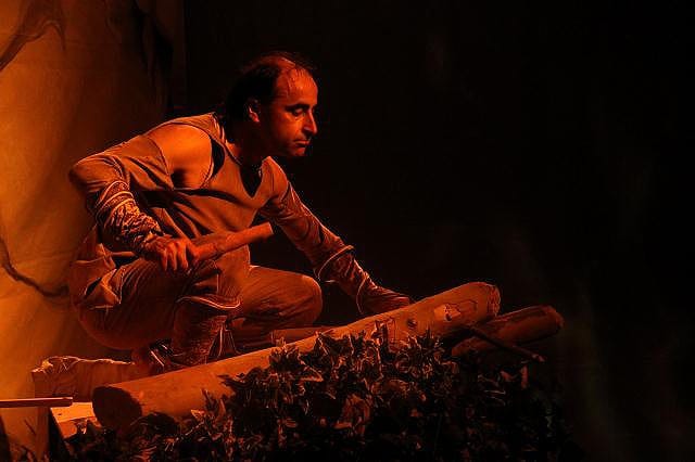 Spectacle autour de la grotte Chauvet proposé par la compagnie Zinzoline de Saint-Péray (07) - Ardèche