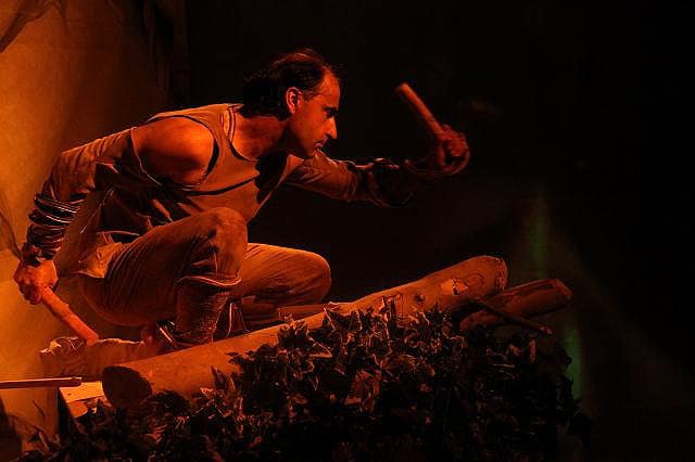 Spectacle autour de la grotte Chauvet proposé par la compagnie Zinzoline de Saint-Péray (07) - Ardèche