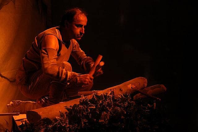 Spectacle autour de la grotte Chauvet proposé par la compagnie Zinzoline de Saint-Péray (07) - Ardèche