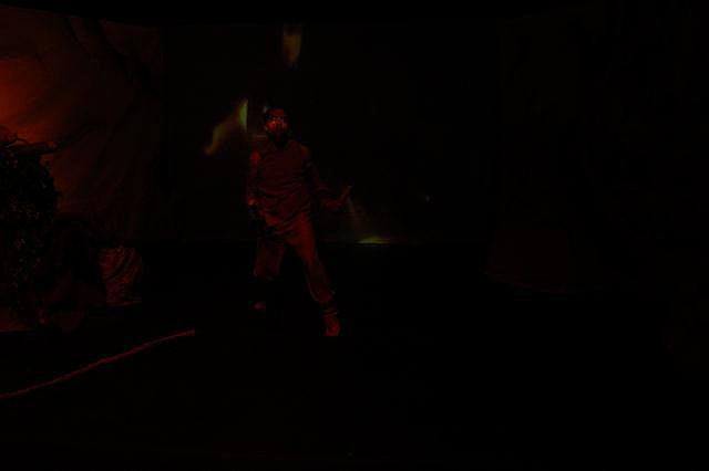 Spectacle autour de la grotte Chauvet proposé par la compagnie Zinzoline de Saint-Péray (07) - Ardèche