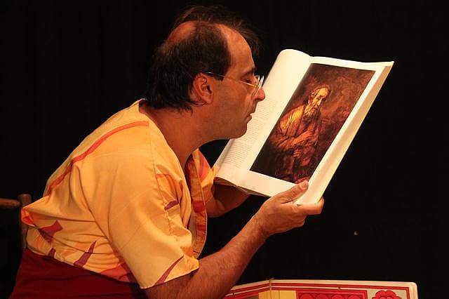 Spectacle de la compagnie Zinzoline autour de la lecture - Histoires sans parole