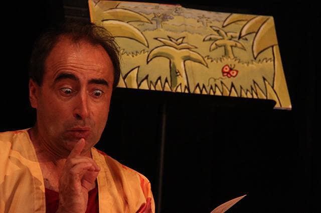 Spectacle de la compagnie Zinzoline autour de la lecture - Histoires sans parole