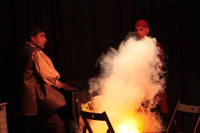 Les Frères de la côte, spectacle de la compagnie Zinzoline et d'Absolu théâtre, représentation du 13/02/2015 à la Cacharde