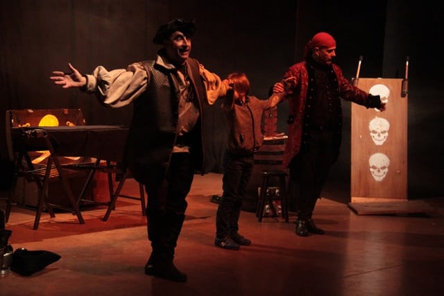 Les Frères de la côte, spectacle de la compagnie Zinzoline et d'Absolu théâtre, représentation du 13/02/2015 à la Cacharde