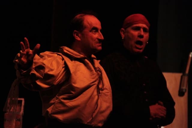 Les Frères de la côte, spectacle de la compagnie Zinzoline et d'Absolu théâtre, représentation du 13/02/2015 à la Cacharde