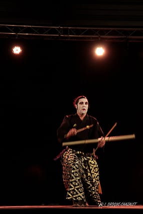 soirée Mimages fait son cirque à Saint-Sylvestre en Ardèche, festival du geste et du Mime, 2018, Shintaï Jonglo