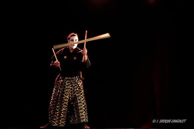 soirée Mimages fait son cirque à Saint-Sylvestre en Ardèche, festival du geste et du Mime, 2018, Shintaï Jonglo