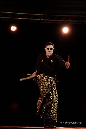 soirée Mimages fait son cirque à Saint-Sylvestre en Ardèche, festival du geste et du Mime, 2018, Shintaï Jonglo