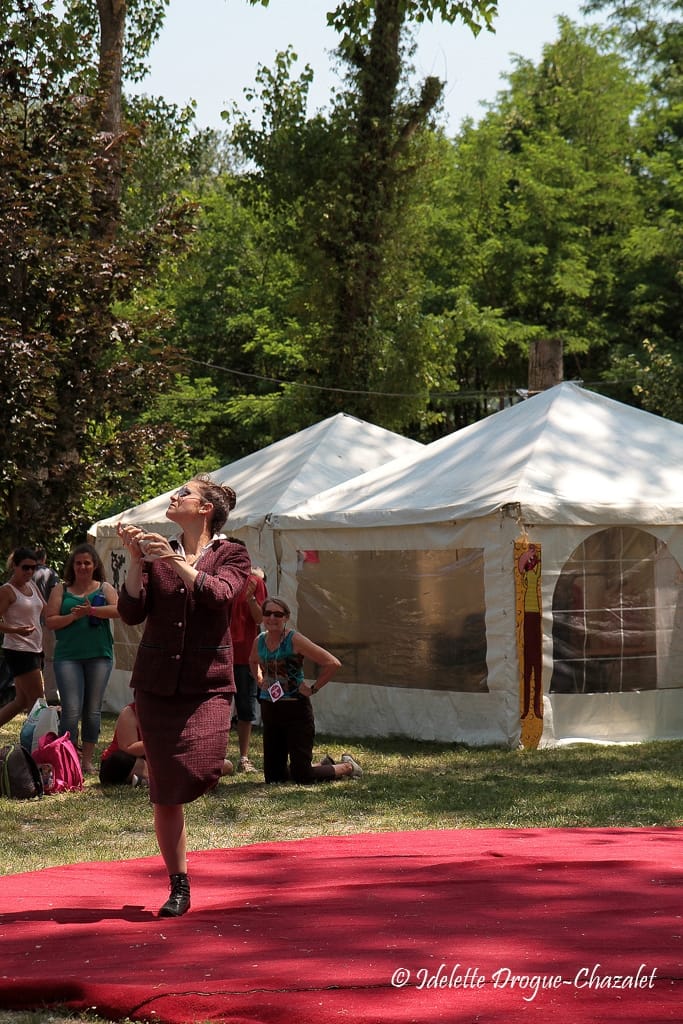 Quinzième festival "l'enfance de l'art" à Saint-Péray à la Cacharde organisé par la compagnie Zinzoline, spectacle les specimens