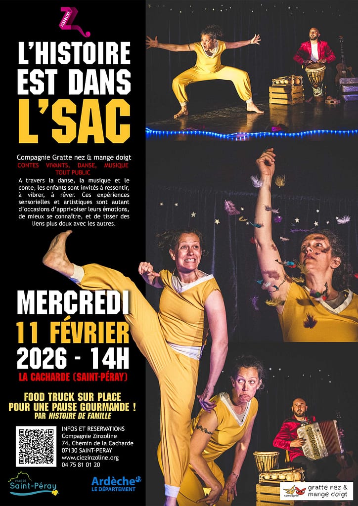 Spectacle de conte vivant et danse "L'Histoire est dans l'sac"