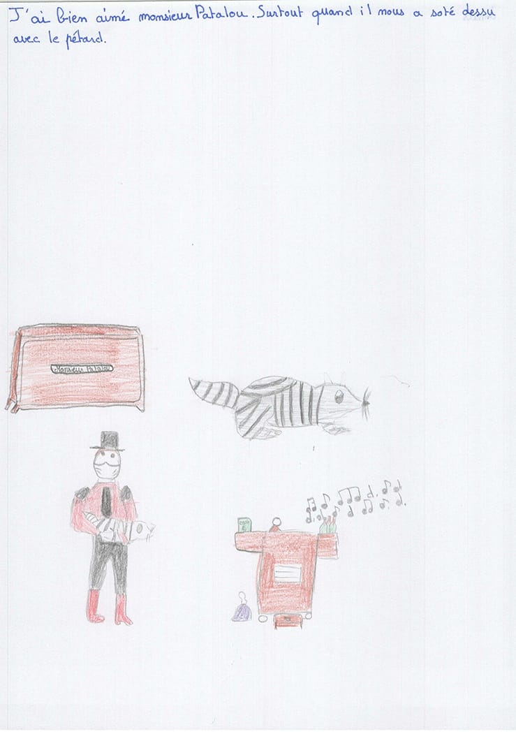 Dessins des enfants de l'école Lucien Roux de Saint-Georges-lès-bains en Ardèche, Mimages 2021