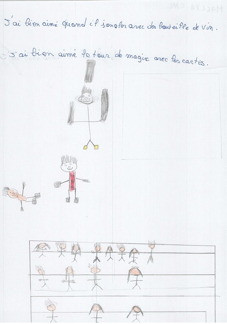 Dessins des enfants de l'école Lucien Roux de Saint-Georges-lès-bains en Ardèche, Mimages 2021