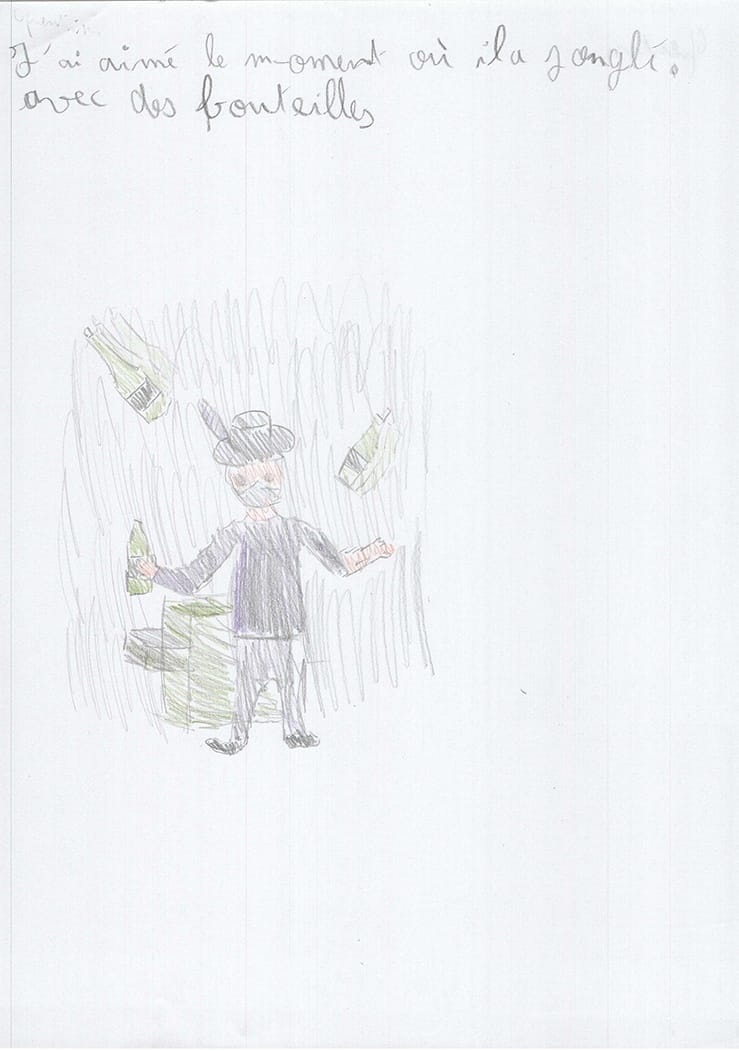 Dessins des enfants de l'école Lucien Roux de Saint-Georges-lès-bains en Ardèche, Mimages 2021