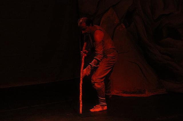 Spectacle autour de la grotte Chauvet proposé par la compagnie Zinzoline de Saint-Péray (07) - Ardèche