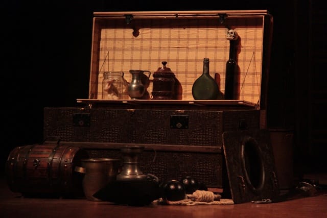 Les Frères de la côte, spectacle de la compagnie Zinzoline et d'Absolu théâtre, représentation du 13/02/2015 à la Cacharde