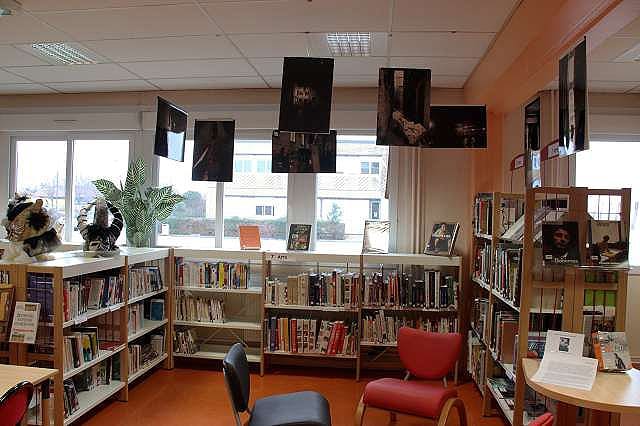 Exposition de la compagnie Zinzoline, photographies et costumes de Venise au lycée Barthélémy de Laffemas de Valence en février 2013